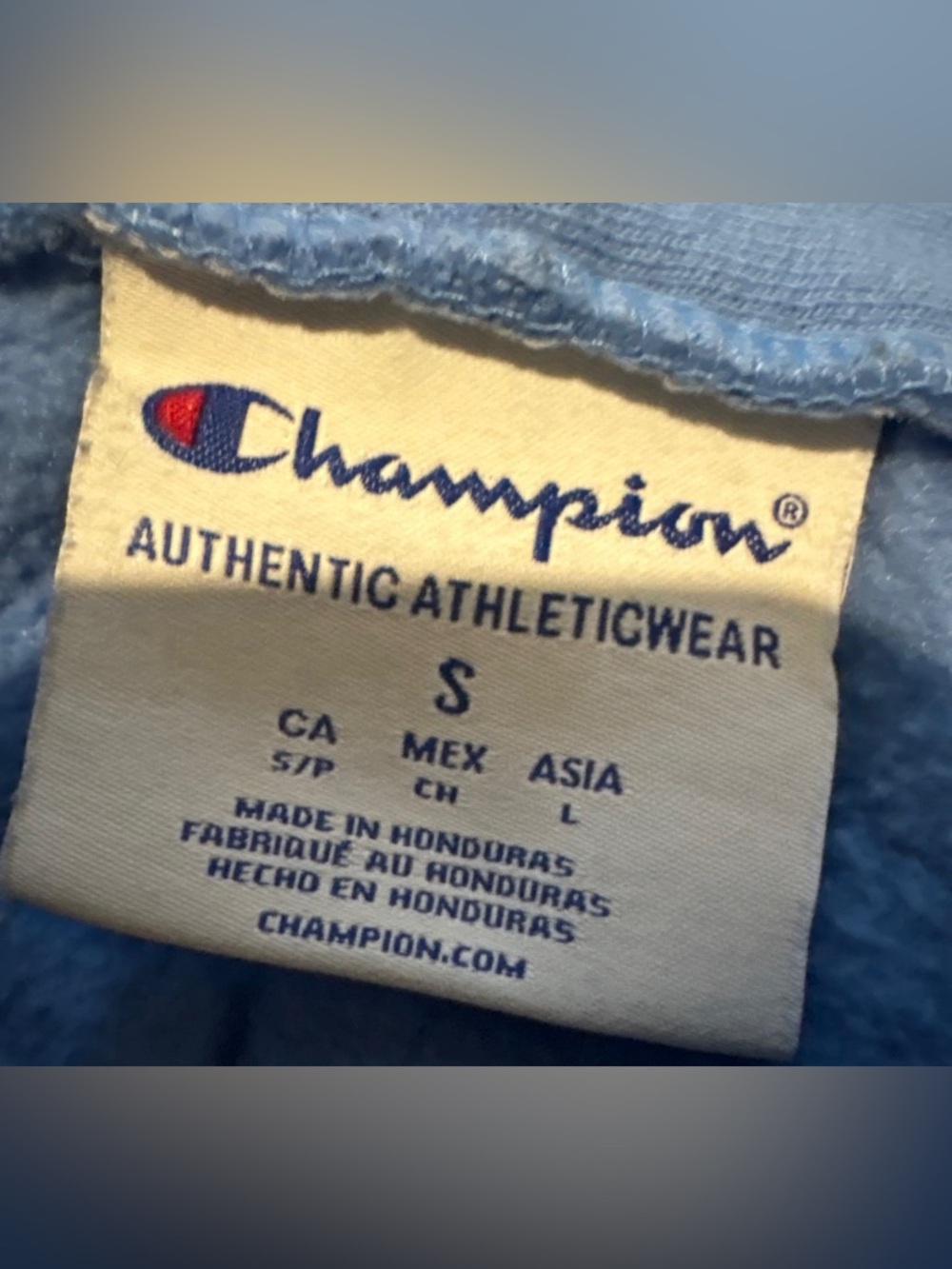 CHAMPION URI Sweatshirt Light Blue - Picture 4 of 4